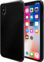 Soft TPU Zwart hoesje Silicone Case Geschikt: iPhone X / XS
