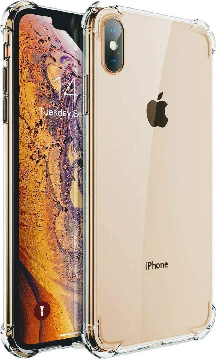 Shockproof Soft TPU hoesje Silicone Case Geschikt voor: iPhone X / XS
