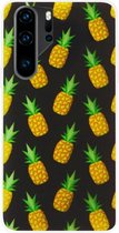 ADEL Siliconen Back Cover Softcase Hoesje Geschikt voor Huawei P30 Pro - Ananas Groen
