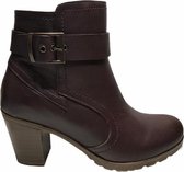 manlisa gesp 7.5 cm haklaarsje W232-7673 dk bruin mt 41