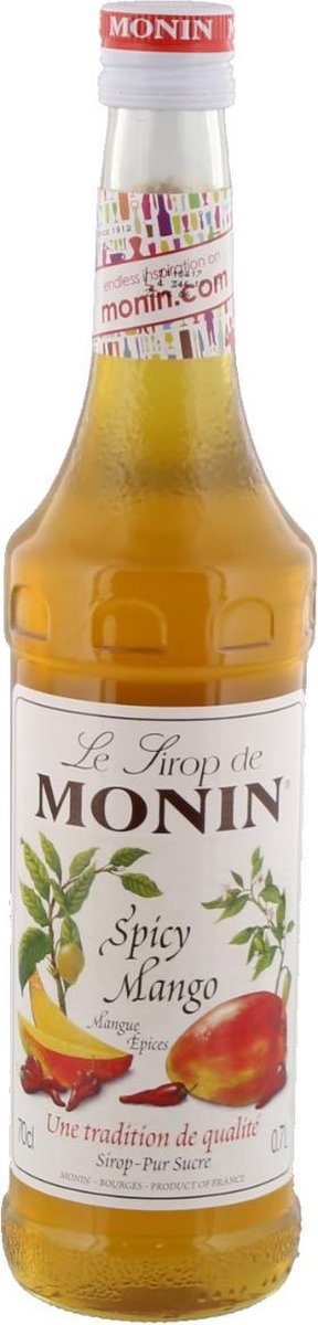 Goedkoopste Monin Spicy Mango Koffiesiroop 70cl