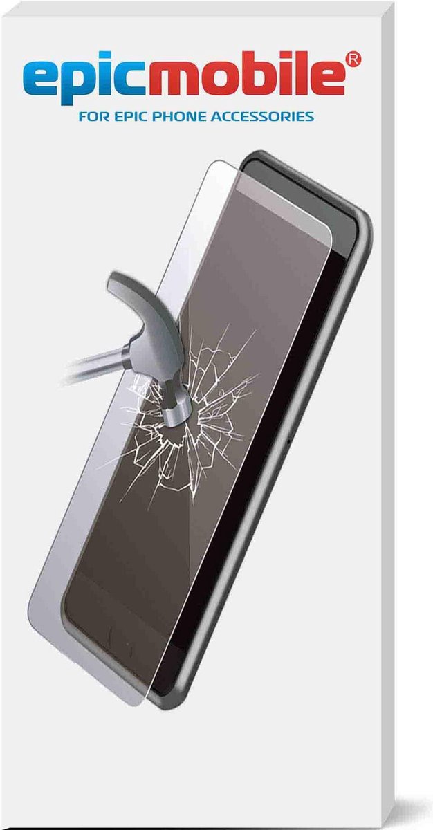 Screenprotector geschikt voor iPhone 12 Mini Screenprotector 2X - Tempered Glass - Case friendly screen protector - 2PACK voordeelpack - EPICMOBILE