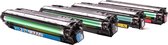 Print-Equipment Toner cartridge / Alternatief voordeel pakket HP 650A zwart, rood, blauw, geel NEW DRUM, HP Color LaserJet Enterprise CP5525 DN, CP5525