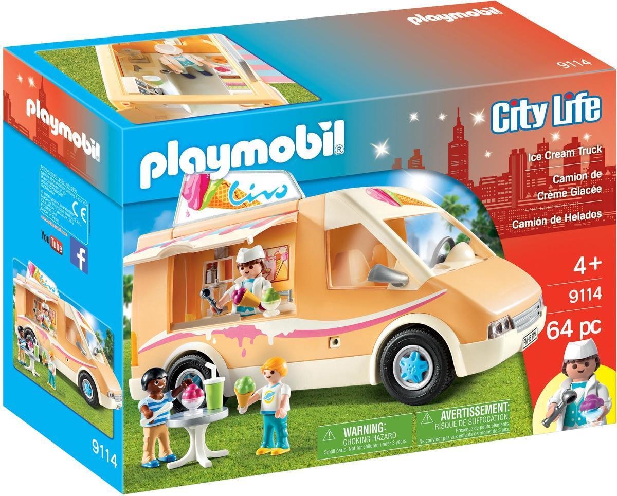 PLAYMOBIL City Life IJscowagen - 9114 | bol.com