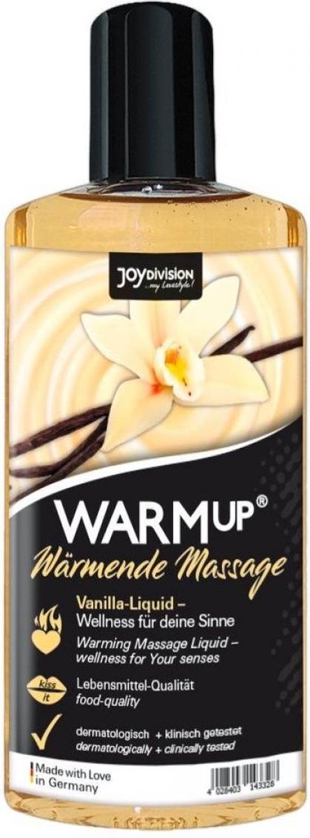 Warm-Up Massage Olie - Vanille - Joydivision