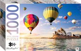 Jigsaw puzzel 1000 stukjes - Opera House Sydney met luchtballonnen - Australia