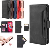 Xiaomi Poco X3 Book Case Zwart Cover Case Hoesje Lederen Pu PMBL