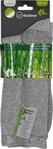 Wandelsokken Heren - OUTDOOR- 39/42 - naadloos - 2 PAAR - BAMBOO - beige                    chaussettes socks