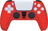 Playstation 5 Controller Hoes - Controller hoes - Rood - Silicone Skin