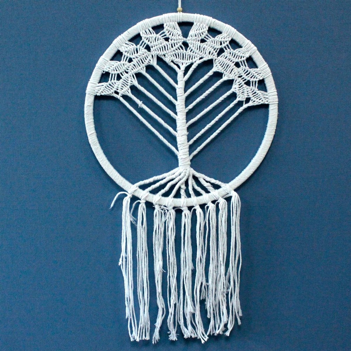 Ancient Wisdom Dromenvanger in de vorm van een levensboom - 42 cm groot bruin