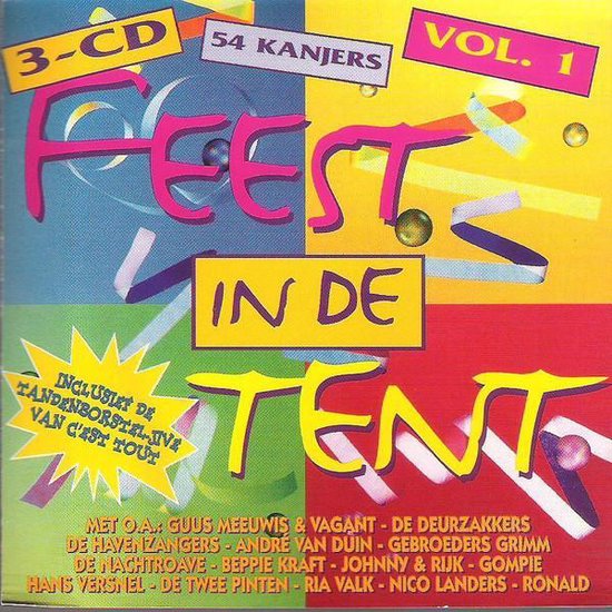 Feest In De Tent Vol.1, Various | CD (album) | Muziek | bol.com