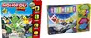 Afbeelding van het spelletje Spellenbundel - Bordspel - 2 Stuks - Monopoly Junior & Levensweg Electronisch Bankieren