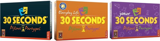Afbeelding van het spel Spellenbundel - Bordspel - 3 Stuks - 30 seconds & 30 seconds Everyday Life & 30 Seconds Junior