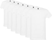Alan Red - Lot de 7 chemises à col rond Derby blanc - XL
