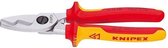 Knipex 1000 V tweesnijdende kabelknipper