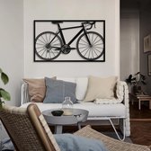 Metalen wanddecoratie Bike (Fiets) - 70x41cm