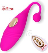 TipsToys Vibrator Vibrerend Ei met Afstandsbediening - Dildo Sex Toys voor Vrouwen - Gspot Clitoris Stimulatie Roze