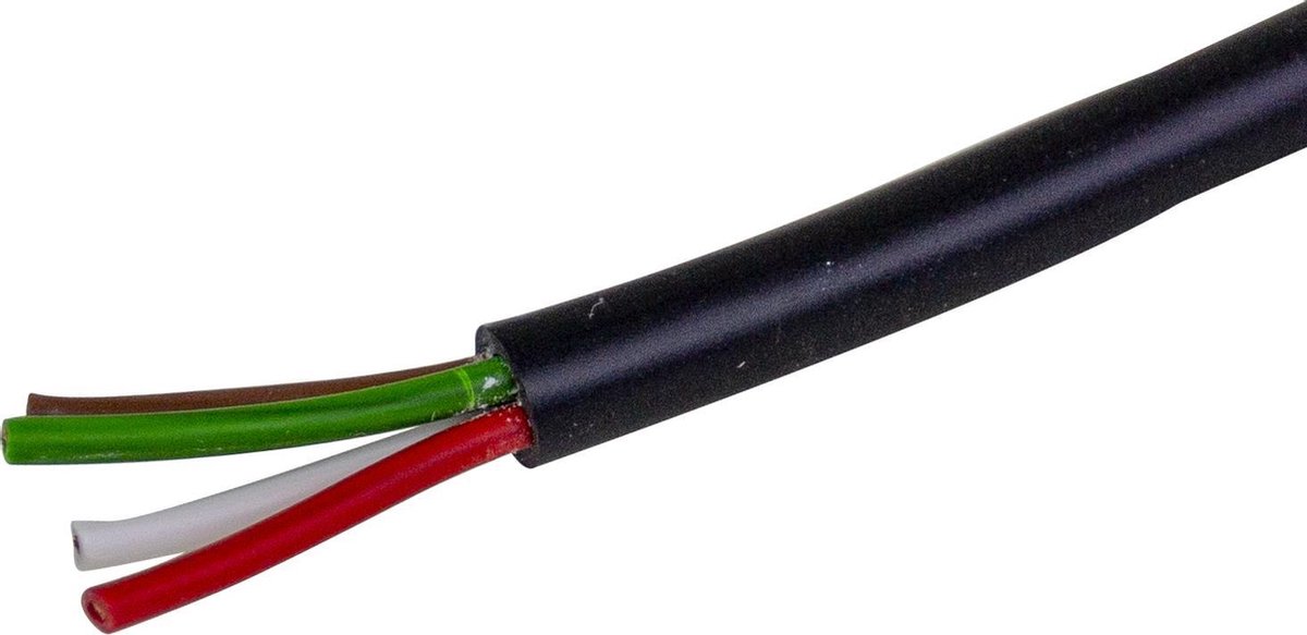 Elektrokabel 4x0,75mm², Rol 100 meter
