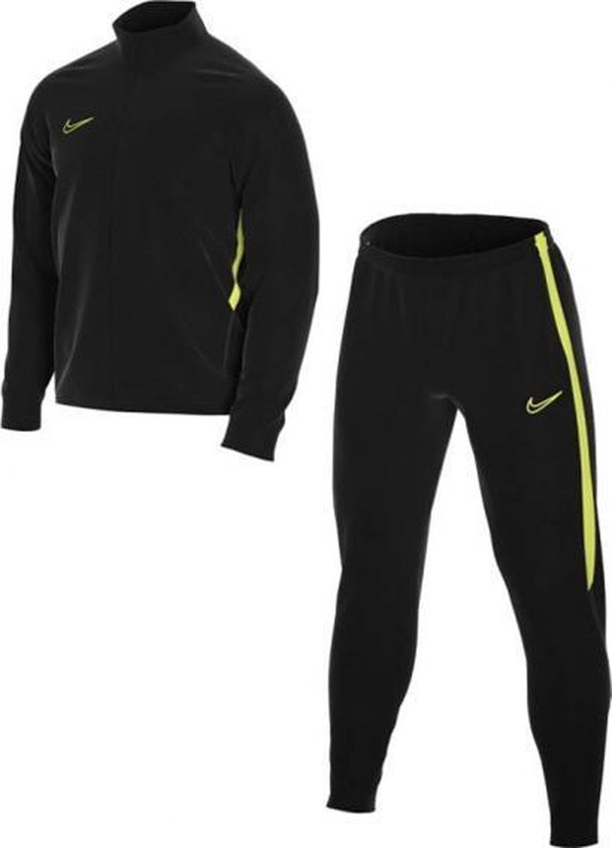 Nike Dry Academy trainingspak heren zwart/geel | bol.com