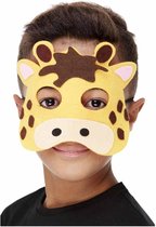 Smiffys - Giraffe Felt Masker Kinderen - Geel