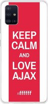 Samsung Galaxy A51 Hoesje Transparant TPU Case - AFC Ajax Keep Calm #ffffff