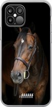 iPhone 12 Pro Max Hoesje Transparant TPU Case - Horse #ffffff