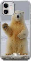 iPhone 12 Mini Hoesje Transparant TPU Case - Polar Bear #ffffff