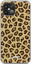 iPhone 12 Pro Max Hoesje Transparant TPU Case - Jaguar Print #ffffff