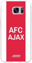 Samsung Galaxy S7 Hoesje Transparant TPU Case - AFC Ajax - met opdruk #ffffff