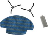 reserve onderdelen set BR 5 /dweil doek / zijborstel set / HEPA filter