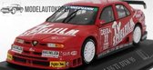 1995 Alfa Romeo 155 DTM C. Danner (Rood) 1/43 Minichamps - Modelauto - Schaalmodel - Model auto - Miniatuurautos - Miniatuur auto