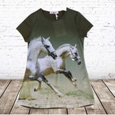 S&C T shirt met paard J13 - 110/116