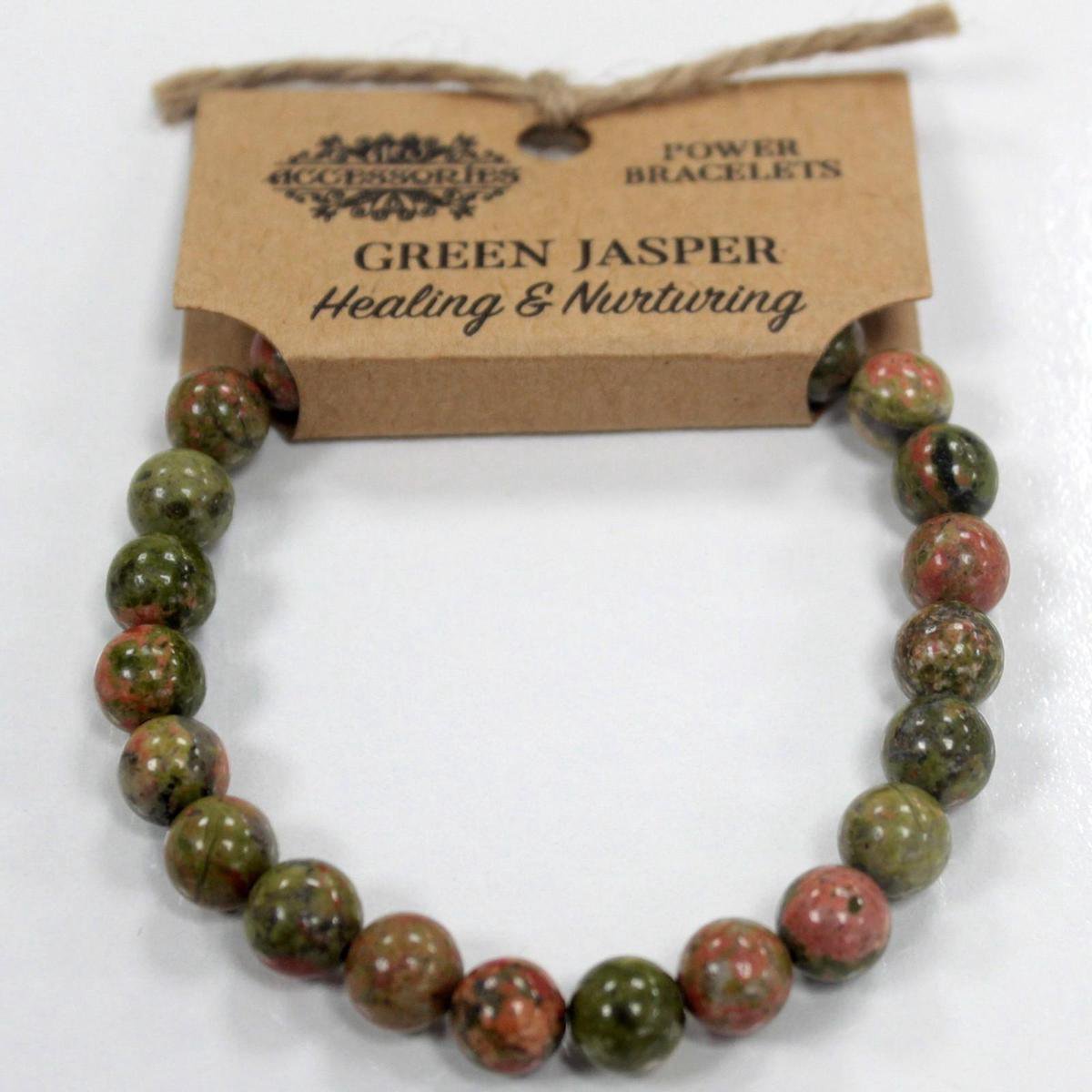 Power Armband - Groene Jaspis