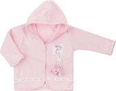 Baby de Luxe Capuchon vest roze 0-3 mnd