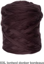 XXL wol- Merino Lontwol-4 kg bordeaux