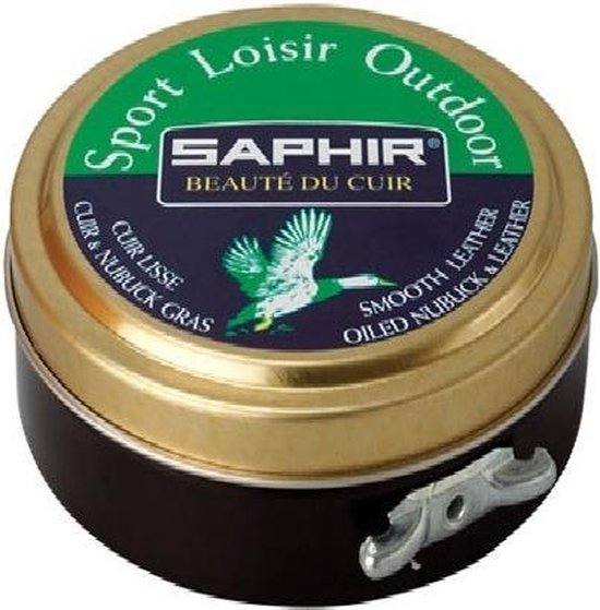 Saphir Sport Loisir Outdoor ledervet - 01 zwart - 100ml
