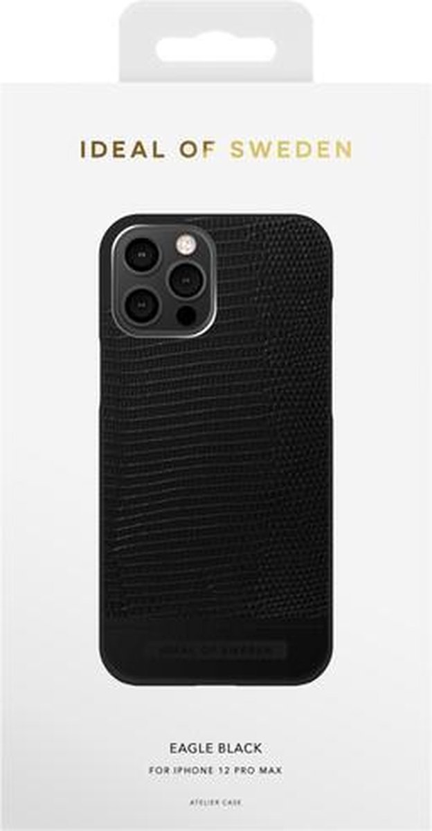 iDeal of Sweden Atelier Case Unity voor iPhone 12 Pro Max Eagle Black