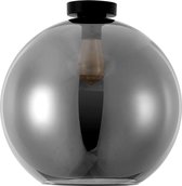 Artdelight Plafondlamp Marino Ø 40 cm rook glas zwart