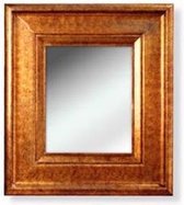 Spiegel - Wandspiegel gouden lijst - 50 cm hoog