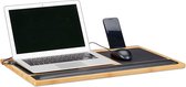 Laptop Tafel Bambu - Computer Tafel - Schoot Tafel - Kniehouder - Smartphone houder
