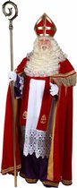 Sinterklaas TV Kostuum Stefan | Luxe Sinterklaas pak 5-delig | Sint mantel mijter habijt rok koord