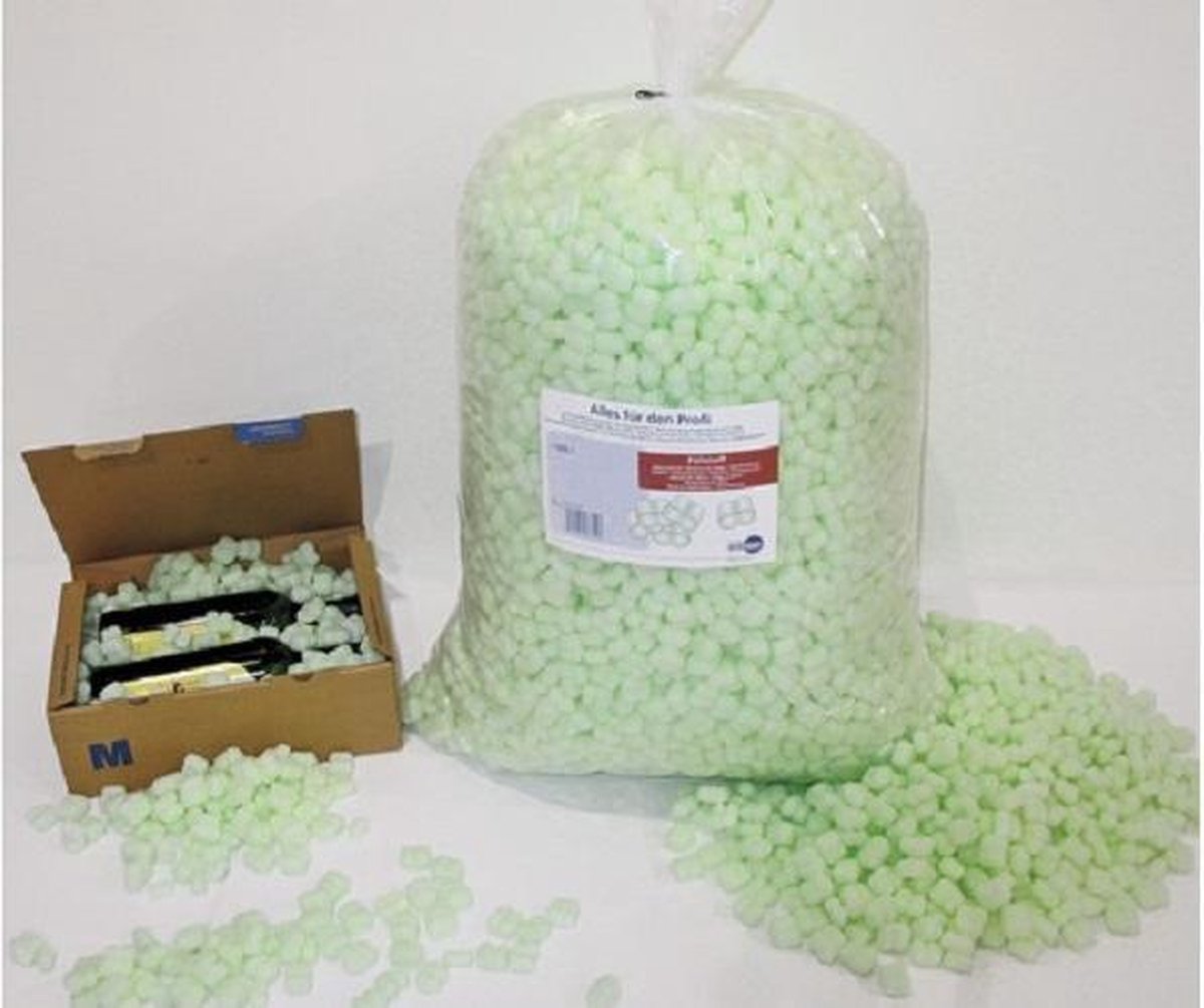 Polystyrène CHIPS FLO-PAK Green 800 L capiton Coussin matériau d'emballage chips 