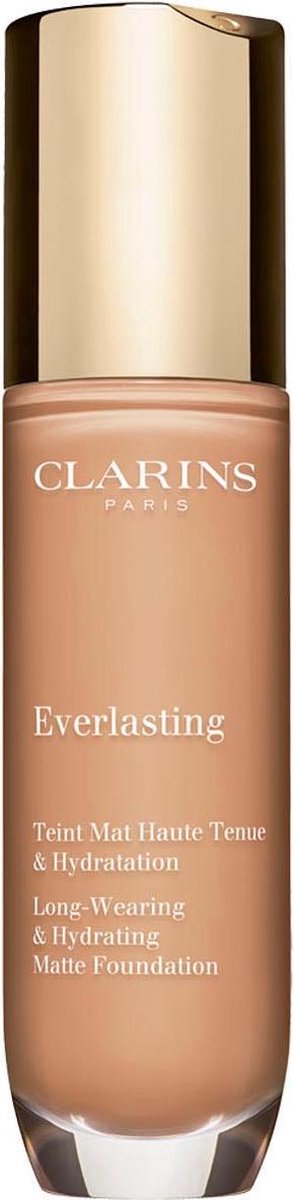 Clarins Everlasting Long-Wearing & Hydrating Matte Foundation - Long-Lasting Moisturizing Makeup With Matte Effect 30 Ml 109C