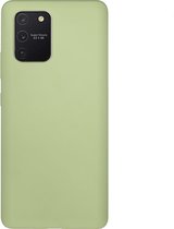 BMAX Siliconen hard case hoesje voor Samsung Galaxy S10 Lite / Hard Cover / Beschermhoesje / Telefoonhoesje / Hard case / Telefoonbescherming - Mintgroen