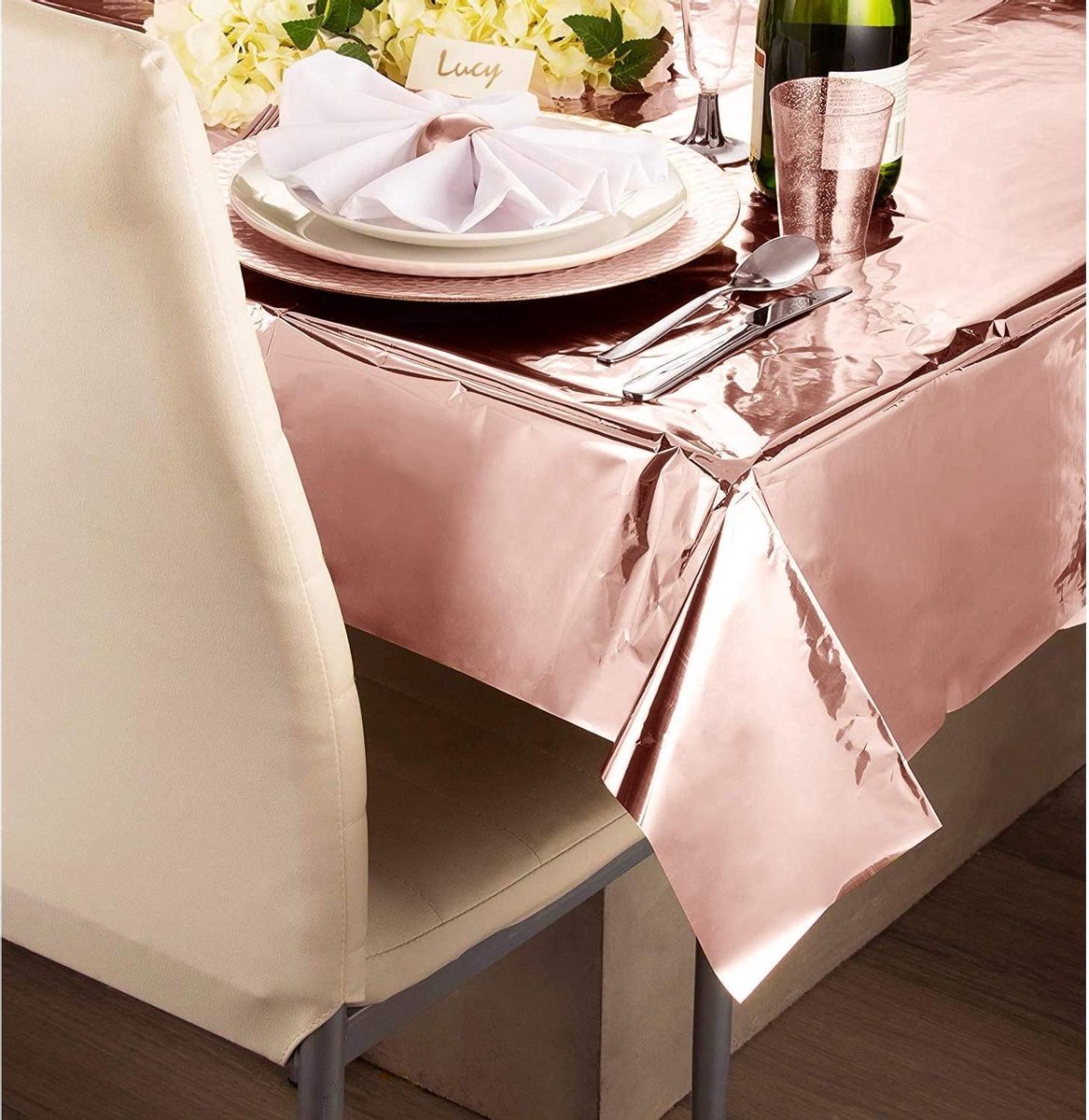 Partizzle® 2 pièces Décoration de nappe jetable de mariage