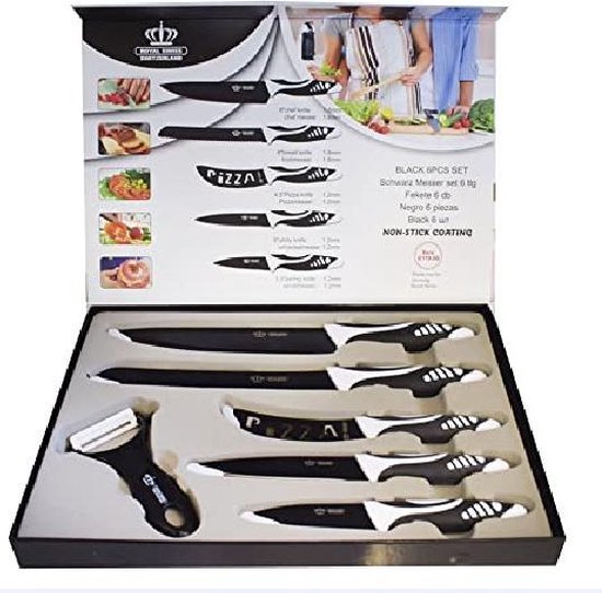 Ensemble de couteaux de Cuisine - ROYALSWISS - RS-9914 - 7pieces