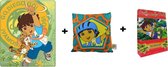 Nickelodeon Go Diego Go neefje van Dora PROMOpack met fleece plaid + sierkussen + cadeautas