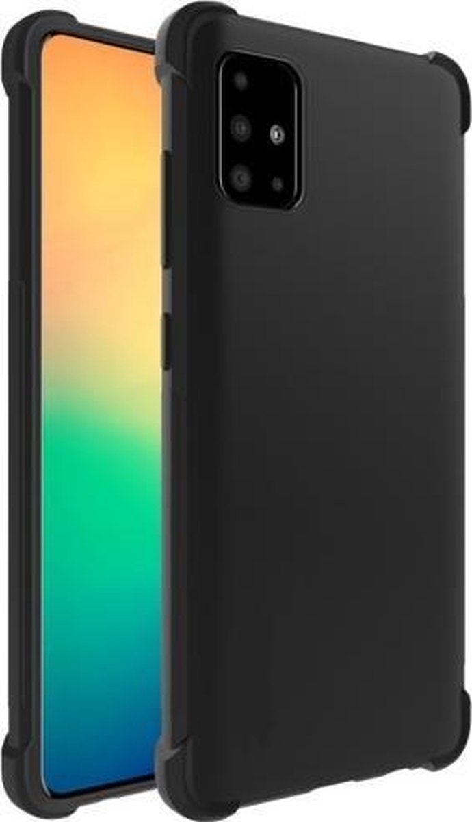 Shockproof Soft TPU hoesje zwart Silicone Case Geschikt voor: Huawei P40 Pro