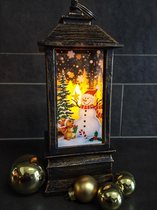 Sneeuwman Kerst Lantaarn | Indoor Kerst Verlichting - Sfeer Verlichting - Lantaarn - Kerst Decoratie - Kerstversiering - LED - Kerstverlichting binnen - Black Friday Sale