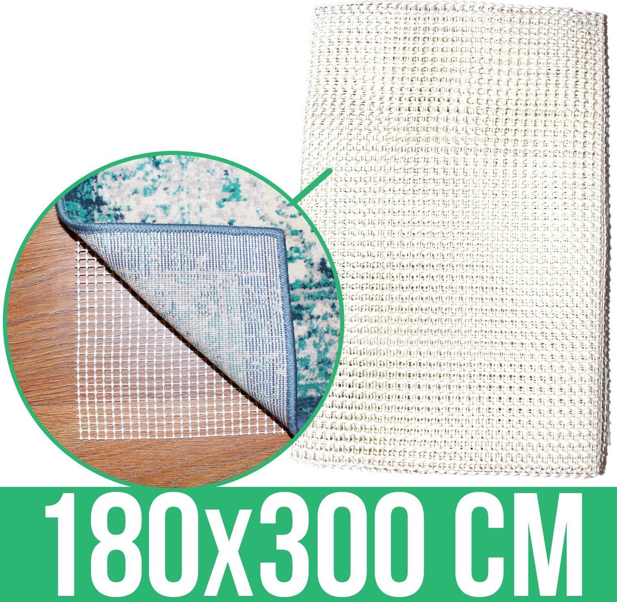 Anti slip mat voor vloerkleed 180cm x 300cm anti slipmat antislip mat